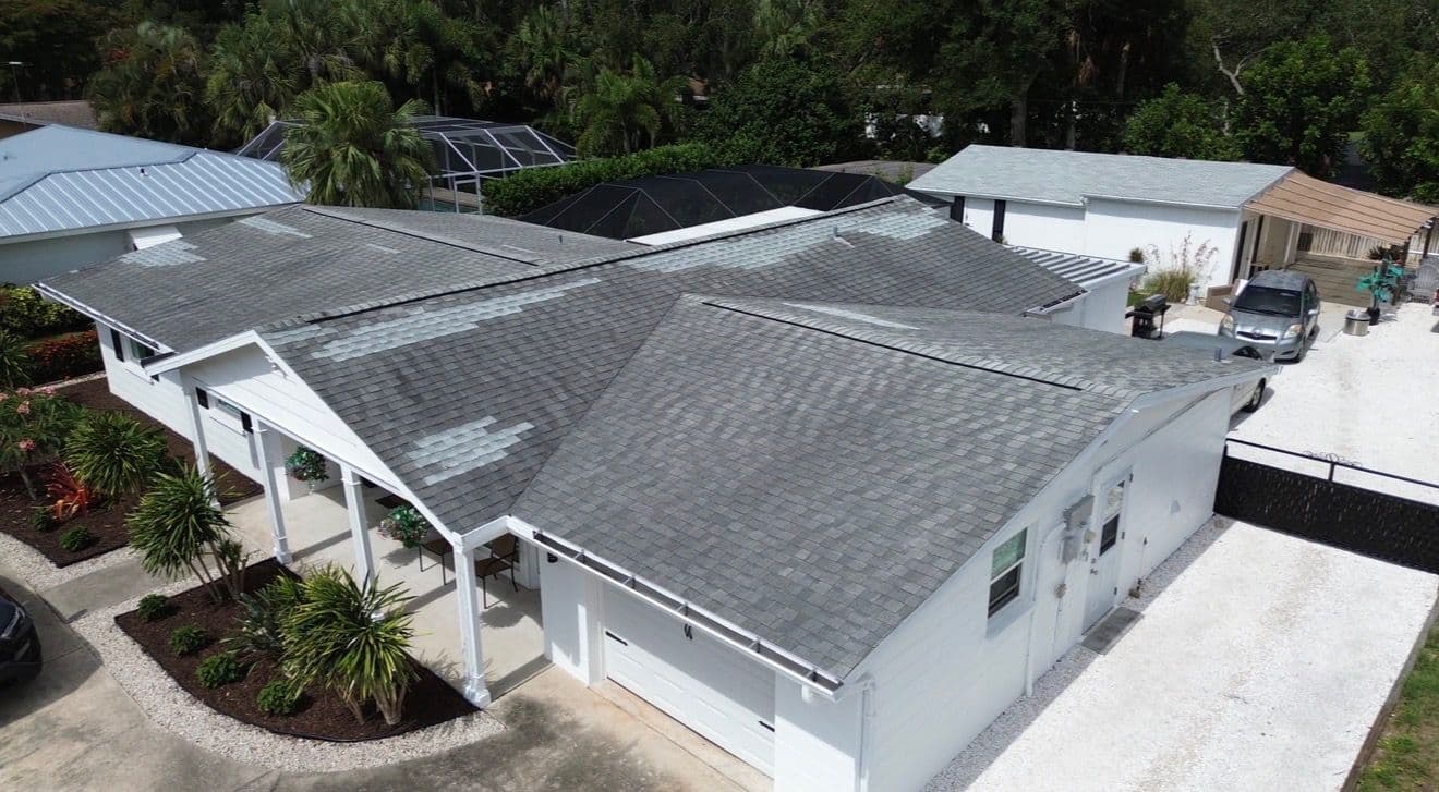 Worn-Out Shingles Replaced With a Clean New Roof image