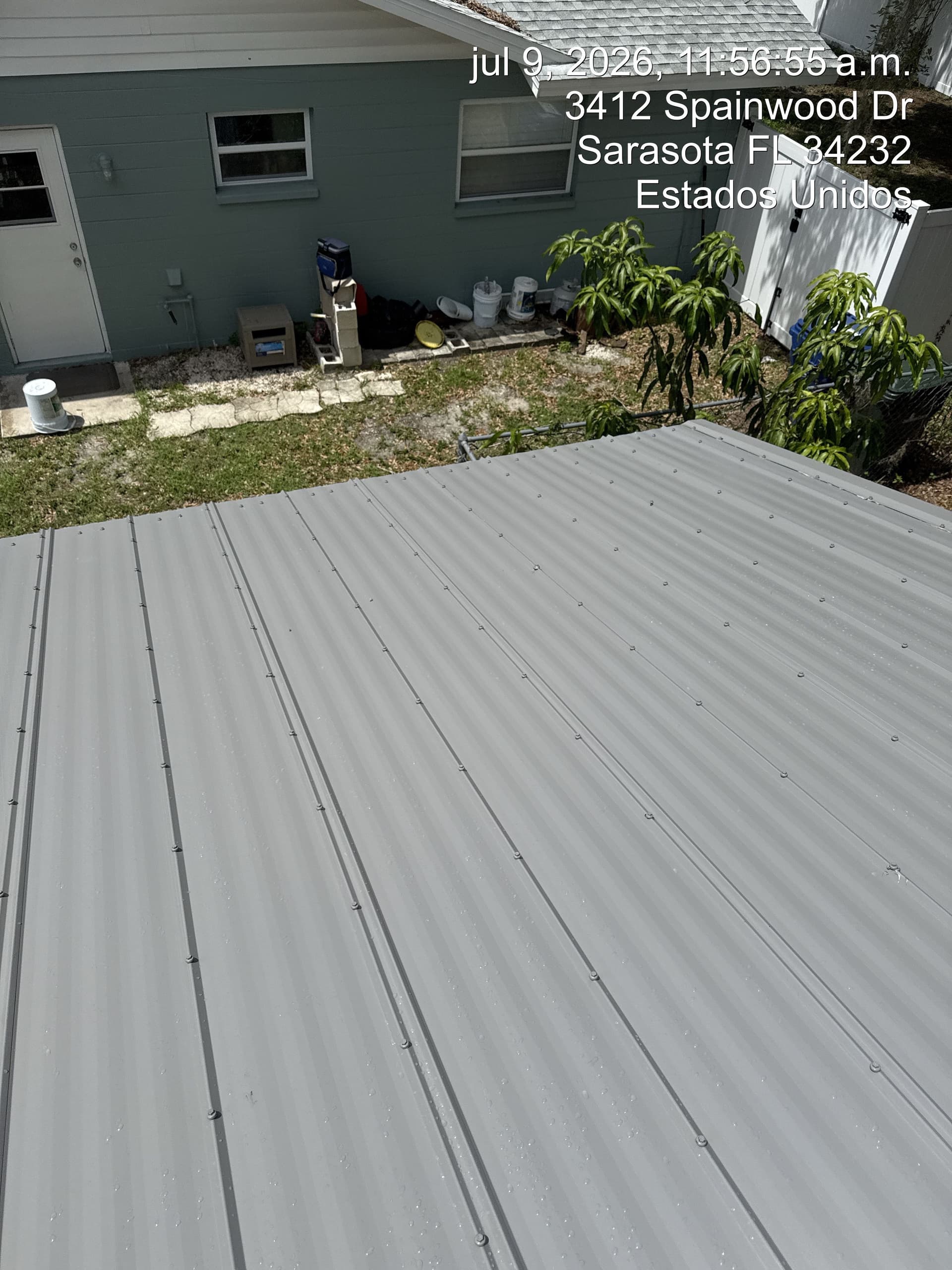 Gallery photos for Worn Shingles Out, Sharp Metal Roof In - Sarasota: Image #5