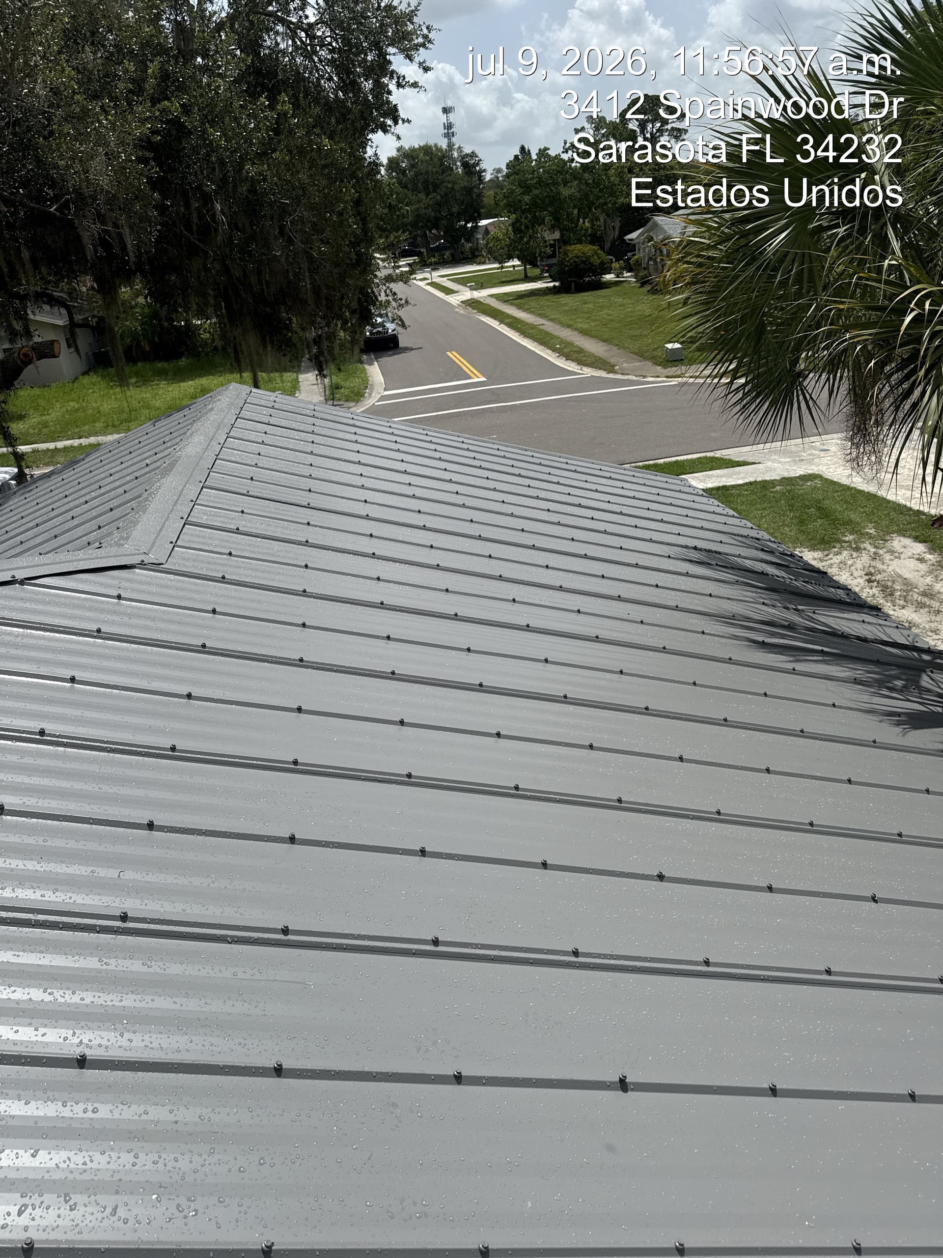 Gallery photos for Worn Shingles Out, Sharp Metal Roof In - Sarasota: Image #4