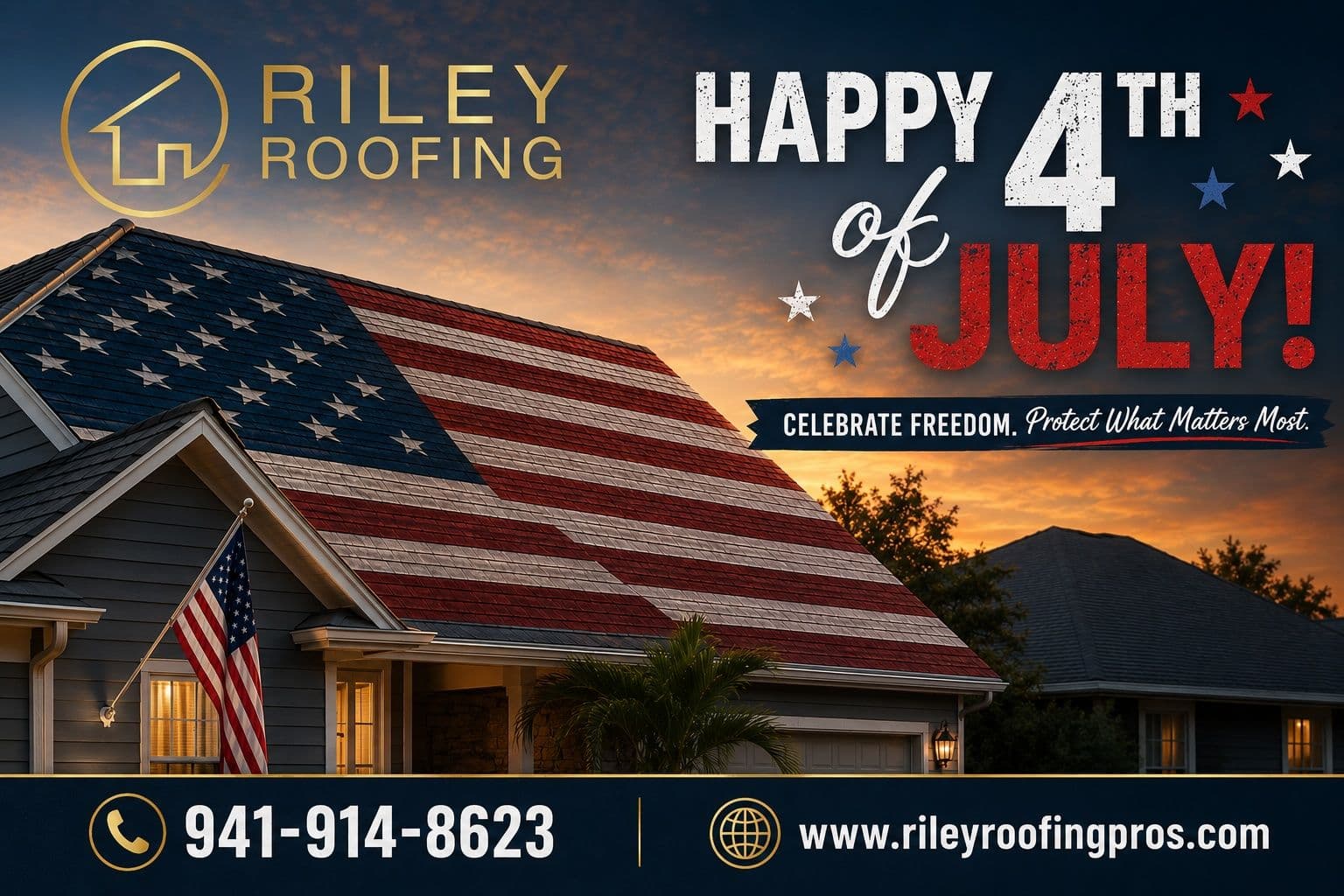 Project Happy 4th of July from Riley Roofing image