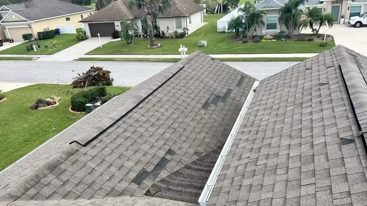 Gallery photos for Storm Damage Shingle Roof Replacement in Palmetto: Image #1