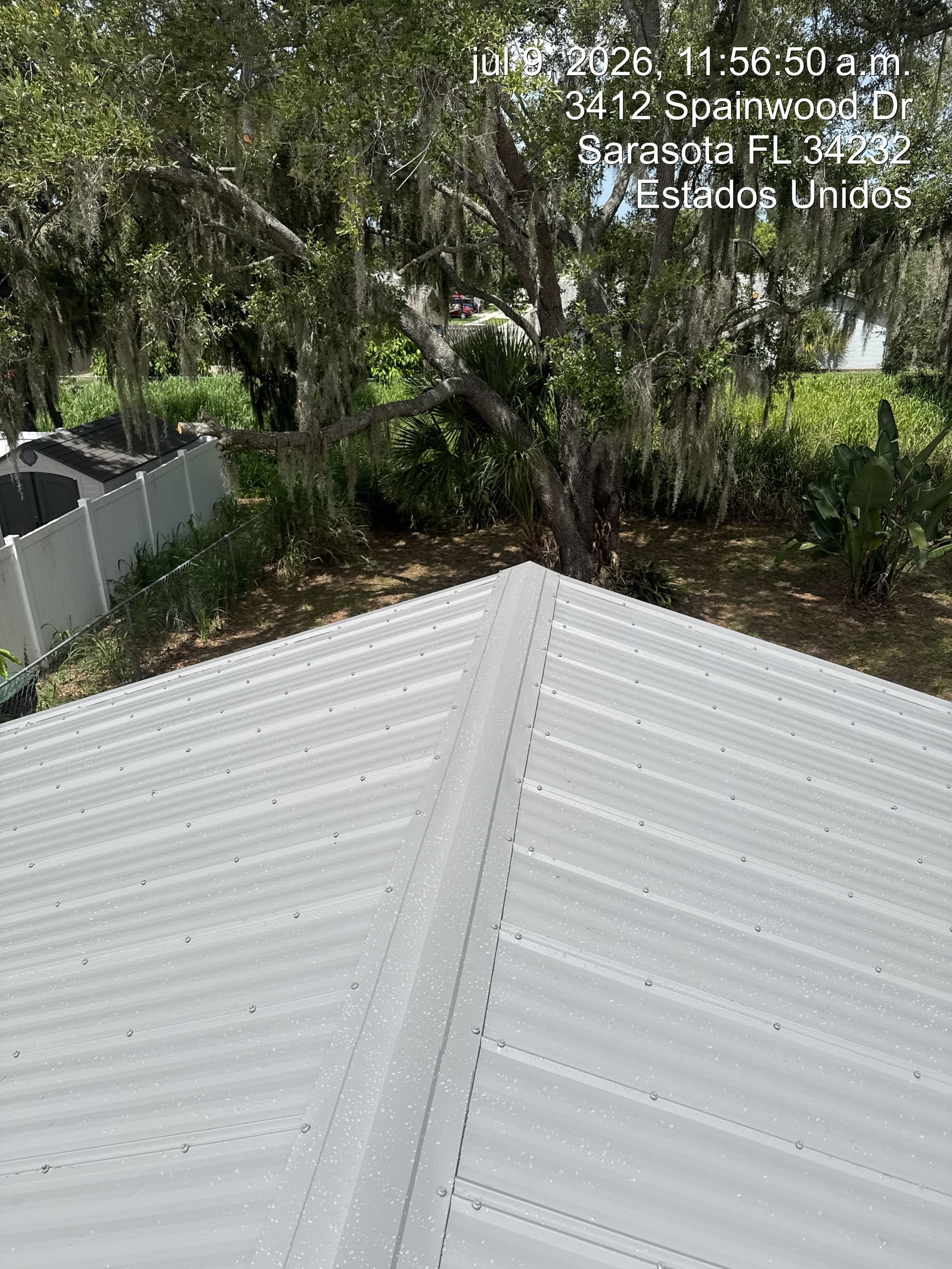 Gallery photos for Worn Shingles Out, Sharp Metal Roof In - Sarasota: Image #3