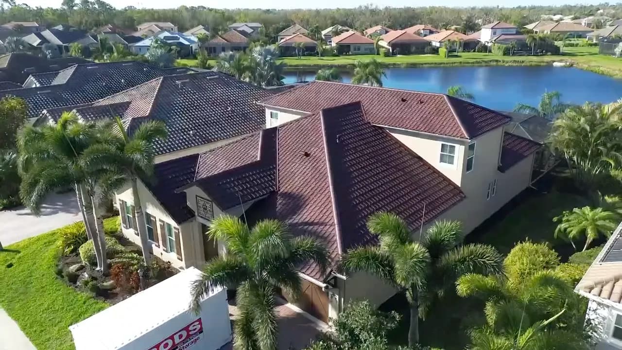 Old Concrete Tile Replaced With Metal Tile in Bradenton image