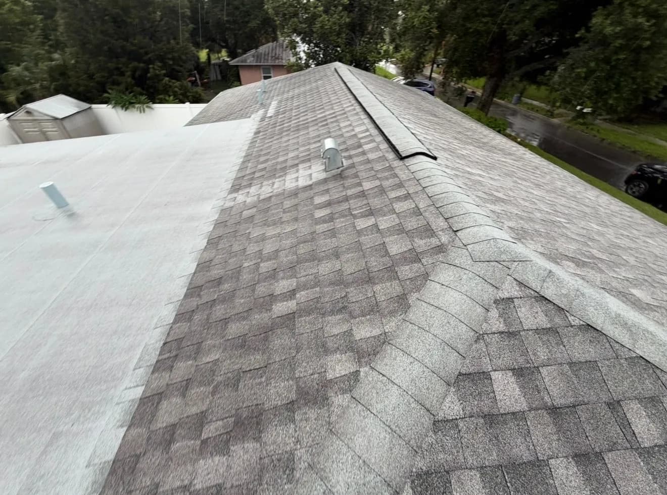 Storm Damage Shingle Roof Fix in Palmetto image