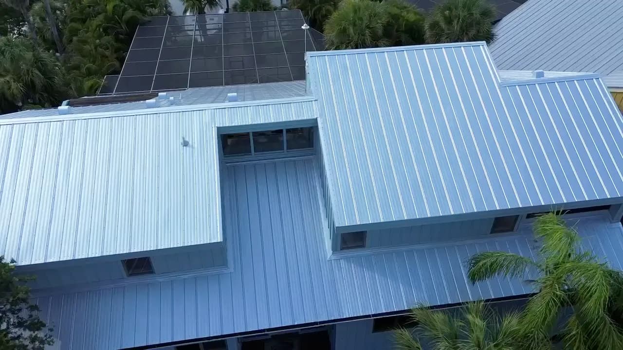 Gallery photos for Cedar Shake to Metal Roof Replacement on Siesta Key: Image #4