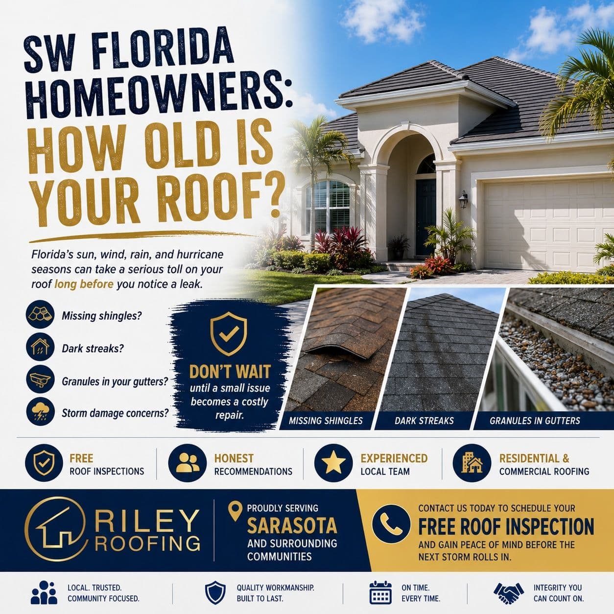 How Old Is Your Roof? Southwest Florida Homeowners Need to Know image