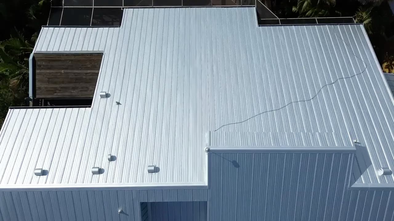 Gallery photos for Cedar Shake to Metal Roof Replacement on Siesta Key: Image #3