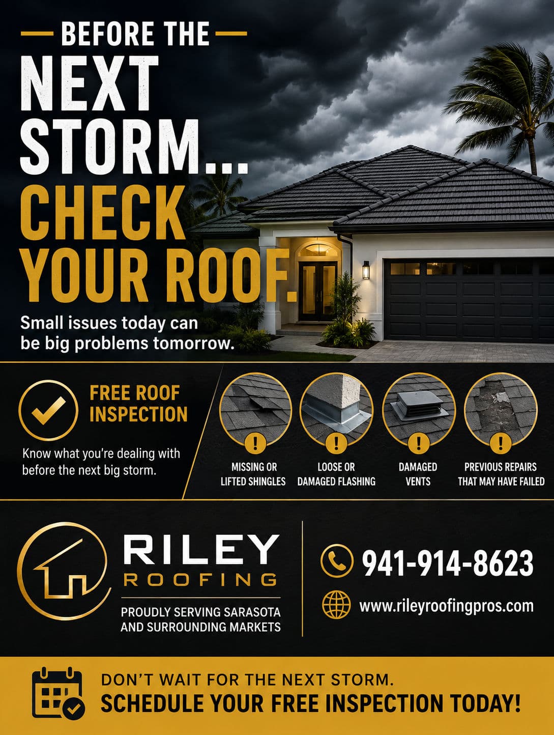 Is Your Sarasota Roof Ready for the Next Storm? image