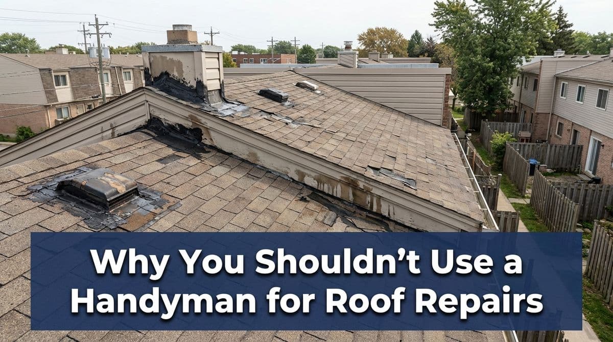 Featured post - Why You Shouldn’t Use a Handyman for Roof Repairs