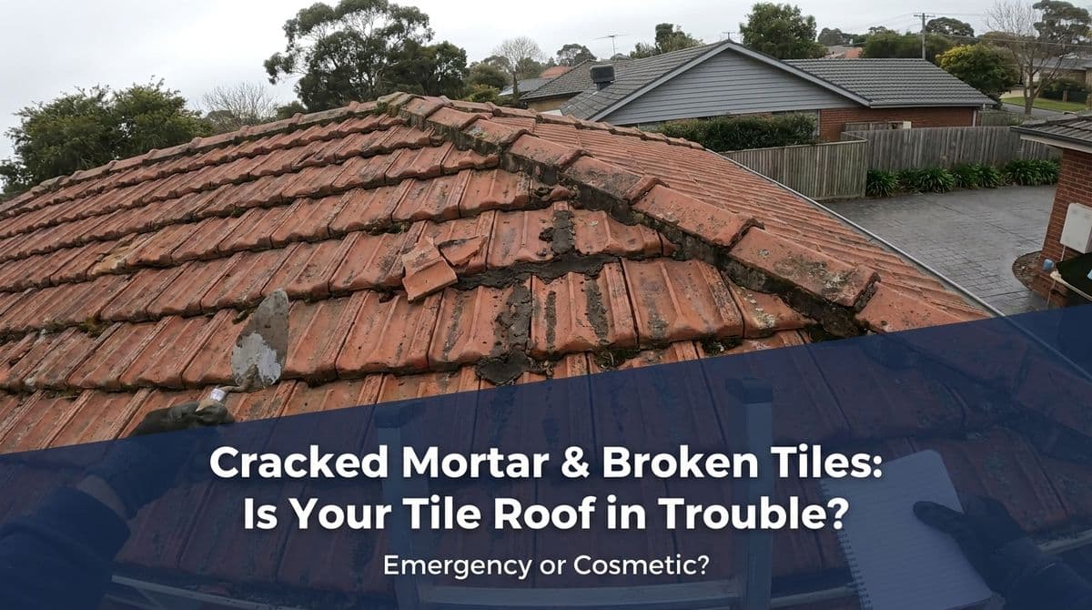 Featured post - Cracked Mortar & Broken Tiles: Is Your Tile Roof in Trouble?